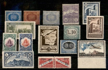 Lotti&Collezioni - Area Italiana - SAN MARINO - 1877/2006 - Collezione molto avanzata montata in un album King Marini