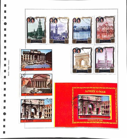 Lotti&Collezioni - Europa&Oltremare - TEMATICA - ARCHITETTURA - 1920/1985 circa - Collezione di valori serie complete