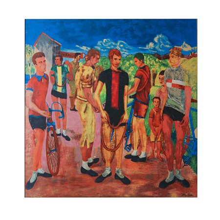 Aligi Sassu (Milano 17/07/1912 - Pollença 17/07/2000)  - Ciclista