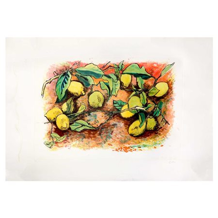 Renato Guttuso (Bagheria 1911 - Roma 1987)  - Limoni