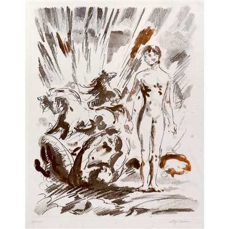 Aligi Sassu (Milano 17/07/1912 - Pollença 17/07/2000)  - Arione