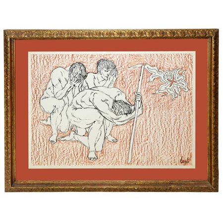 Corrado Cagli (Ancona 1910 - Roma 1976)  - Adorazione dei pastori