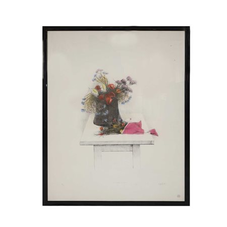 Severo Pozzati ''Sepo'' - Vaso con fiori