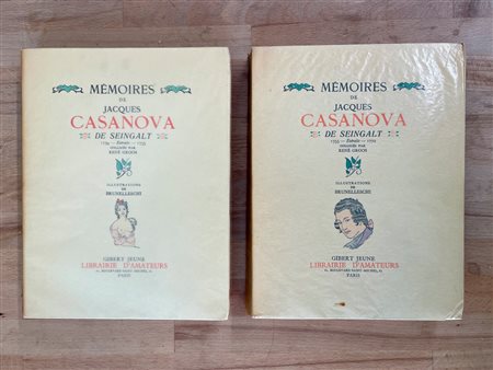 EDIZIONI ILLUSTRATE (UMBERTO BRUNELLESCHI) - Memoires de Jacques Casanova de Seingalt, 1955