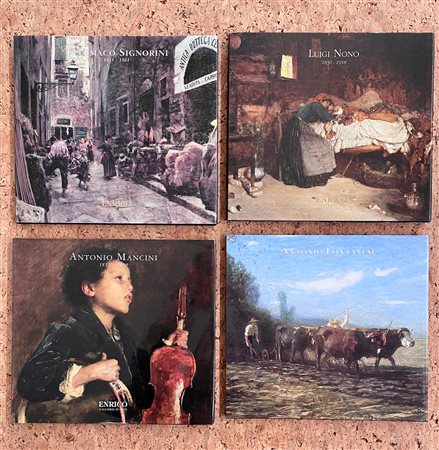 PITTORI DELL'OTTOCENTO - Lotto unico di 4 cataloghi