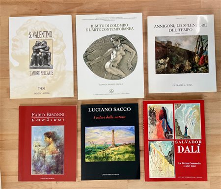 ARTE E SCULTURA ITALIANA - Lotto unico di 6 cataloghi