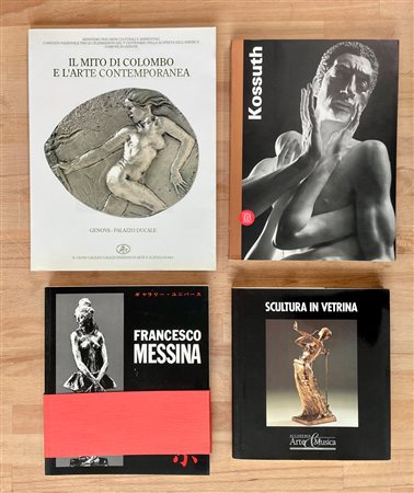 SCULTORI ITALIANI DEL DOPOGUERRA - Lotto unico di 4 cataloghi