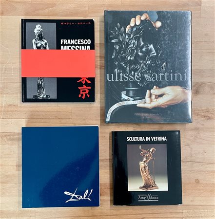 FRANCESCO MESSINA, ULISSE SARTINI E SALVADOR DALÌ - Lotto unico di 4 cataloghi