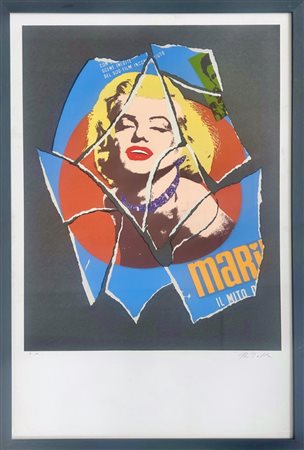 Mimmo Rotella, Marilyn
