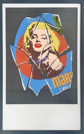 Mimmo Rotella, Marilyn
