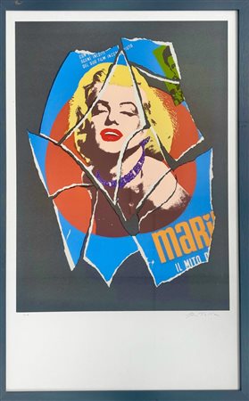 Mimmo Rotella, Marilyn