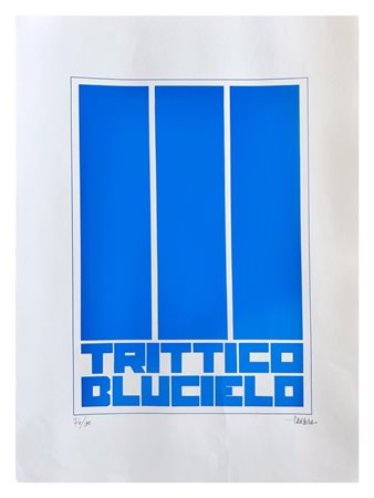 Antonio Carena, Trittico blu cielo