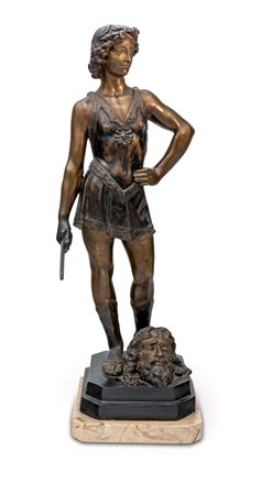 David (da Andrea del Verrocchio) Il giovane Davide è ritratto in abiti da...