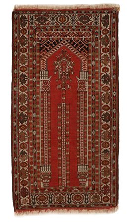 Preghiera Yomut, Turkmenistan, fine XIX - inizio XX secolo caratterizzato da...