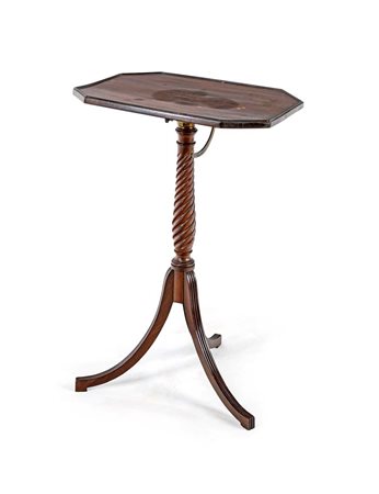 Tavolino da fumo in mogano d'epoca Regency, Inghilterra, inizi del XIX secolo...