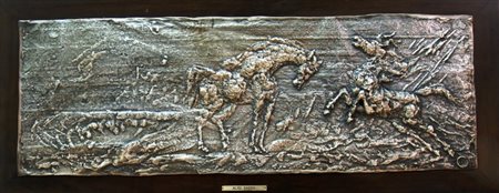 SASSU ALIGI (Milano 1912 - Palma di Majorca 2000) "Cavalli del mare" 1979...