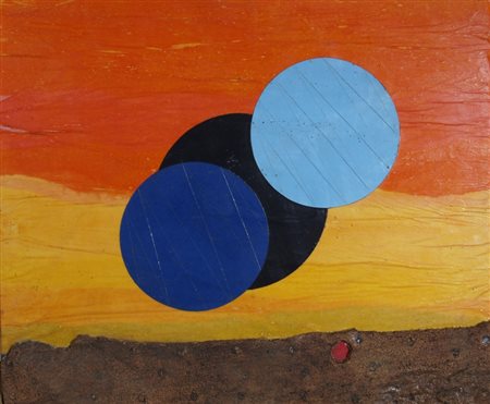 CRIPPA ROBERTO (Monza 1921 - Bresso 1972) "Senza titolo" 1972 Collage su...