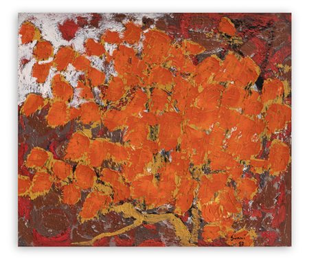PIERO GIUNNI (1921-200) - Fuoco d'Autunno, 1987
