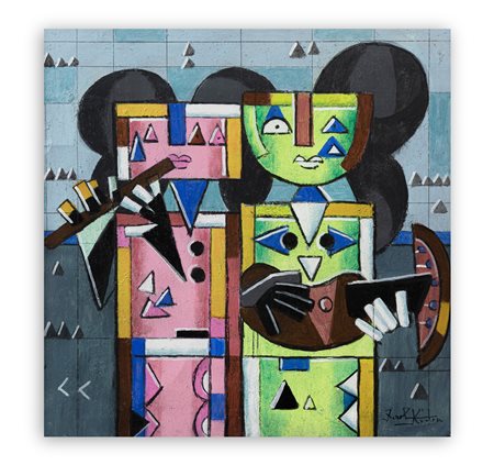 IBRAHIM KODRA (1918-2006) - Senza Titolo