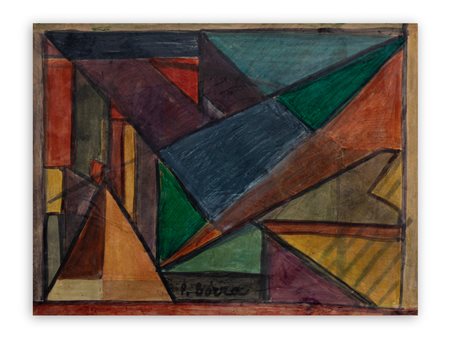 POMPEO BORRA (1898-1973) - Astratto, 1941-1945