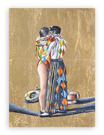 SERGIO NARDONI (1947) - Arlecchini innamorati