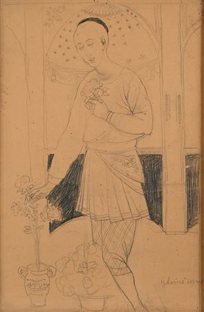 Alessio Issupoff Vjatka 1889 - Roma 1957 Viatka (Russia), studio di donna in...