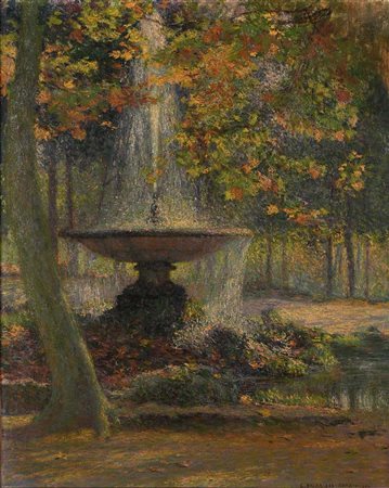 Gustavo Bacarisas Podesta 1873 - 1971 Roma, fontana a Villa Borghese 1901...
