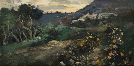 Ezelino Briante Napoli 1901 - Roma 1971 Paesaggio Firmato in basso a destra:...