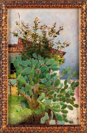 Luigi Paolillo Maiori 1864 - Vietri sul Mare 1934 Studio di vegetazione con...