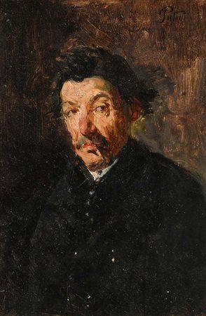 Teofilo Patini (attribuito a) Castel Di Sangro 1840 - Napoli 1906 Ritratto di...