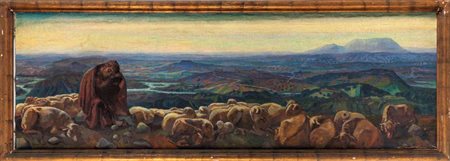 Tommaso Cascella Ortona 1890 - Pescara 1968 Scena pastorale Firmato in basso...