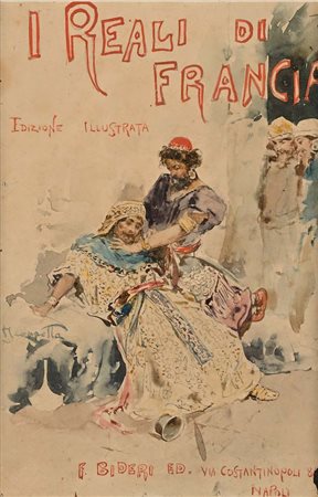 Pietro Scoppetta Amalfi 1863 - Napoli 1920 'I Reali di Francia' Firmato al...