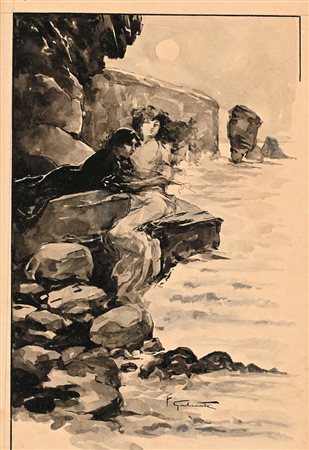 Francesco Galante Santa Margherita Di Savoia 1884 - Napoli 1972 Tavola per...