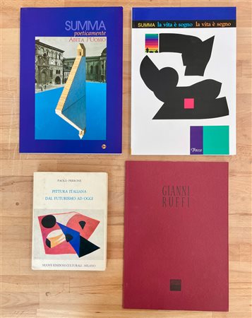 FRANCO SUMMA E GIANNI RUFFI - Lotto unico di 4 cataloghi