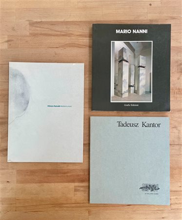 OLIVIERO RAINALDI, TADEUSZ KANTOR E MARIO NANNI - Lotto unico di 3 cataloghi