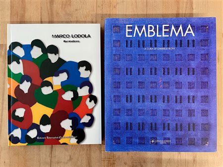 SALVATORE EMBLEMA E MARCO LODOLA - Lotto unico di 2 cataloghi