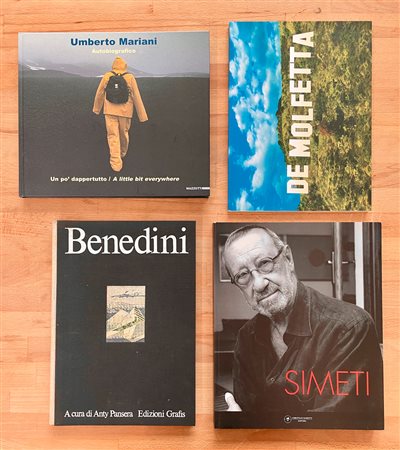 ARTE ITALIANA DEL DOPOGUERRA (SIMETI, MARIANI, BENEDINI E DE MOLFETTA) - Lotto unico di 4 cataloghi