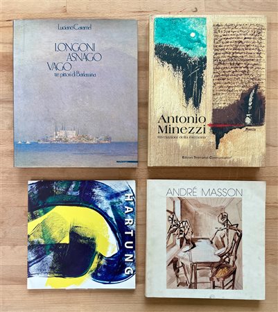 ARTE INFORMALE E ASTRATTA - Lotto unico di 4 cataloghi: