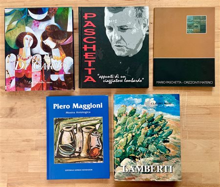 PITTURA FIGURATIVA ITALIANA - Lotto unico di 5 cataloghi: