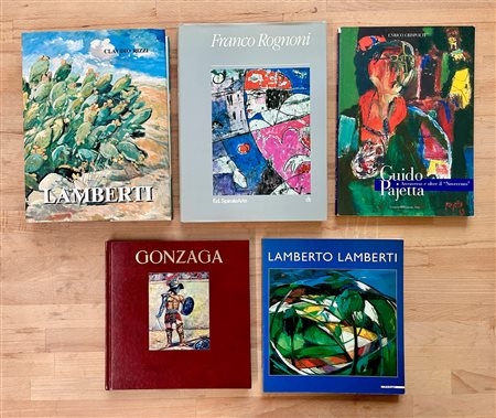 PITTURA FIGURATIVA ITALIANA - Lotto unico di 5 cataloghi