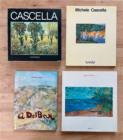 ANGELO DEL BON E MICHELE CASCELLA - Lotto unico di 4 cataloghi