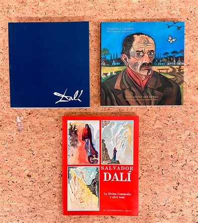 SALVADOR DALÌ E ANTONIO LIGABUE - Lotto unico di 3 cataloghi