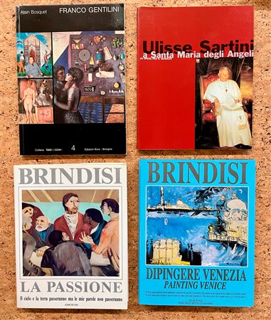 REMO BRINDISI, FRANCO GENTILINI E ULISSE SARTINI - Lotto unico di 4 cataloghi