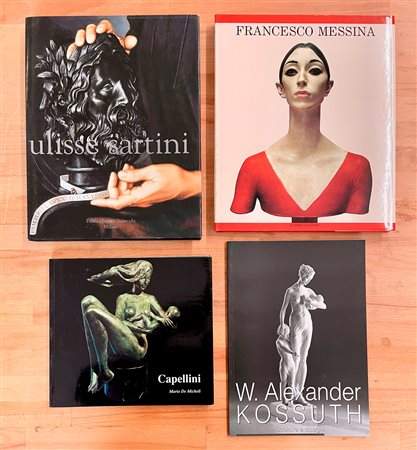 ARTE DEL DOPOGUERRA (KOSSUTH, CAPELLINI, MESSINA, SARTINI) - Lotto unico di 4 cataloghi