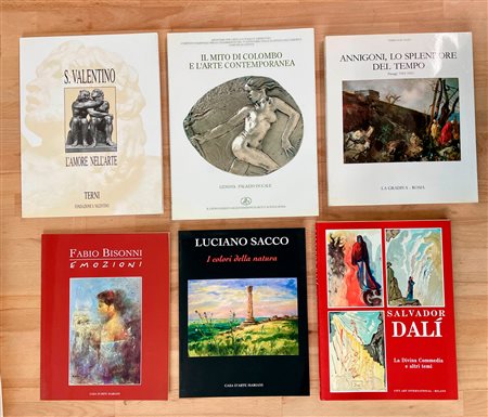 ARTE E SCULTURA ITALIANA - Lotto unico di 6 cataloghi