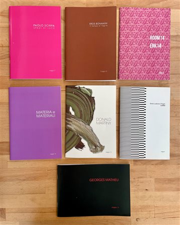 ARTE CONTEMPORANEA ITALIANA E INTERNAZIONALE - Lotto unico di 7 cataloghi