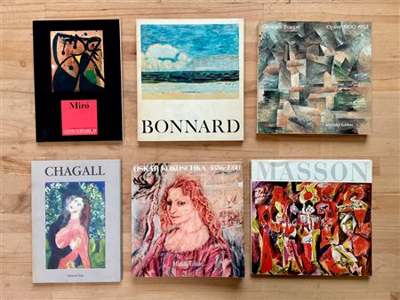 PROTAGONISTI DELLA STORIA DELL'ARTE - Lotto unico di 6 cataloghi