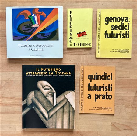 FUTURISMO (LUOGHI E GRUPPI IN ITALIA) - Lotto unico di 5 cataloghi: