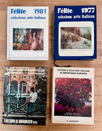 MANUALI D'ARTE ITALIANA - Lotto unico di 4 cataloghi