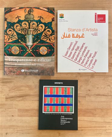 COLLETTIVE D'ARTE E ARTE DEL VETRO - Lotto unico di 3 cataloghi